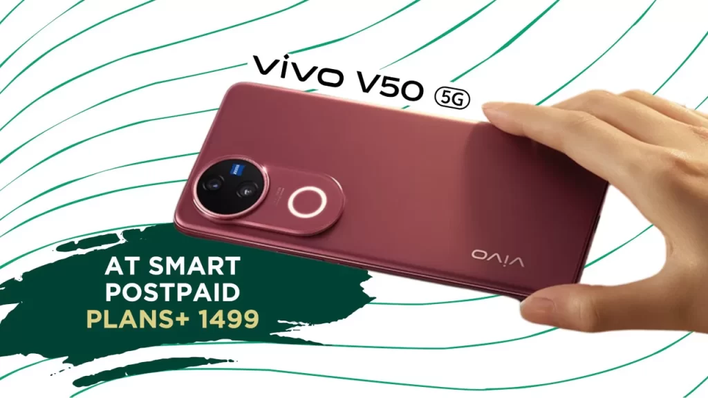 O Vivo V50 5G já está disponível por planos inteligentes pós -pagos